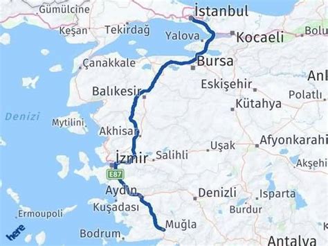 İstanbul Muğla Otobüs İle Kaç Saat?